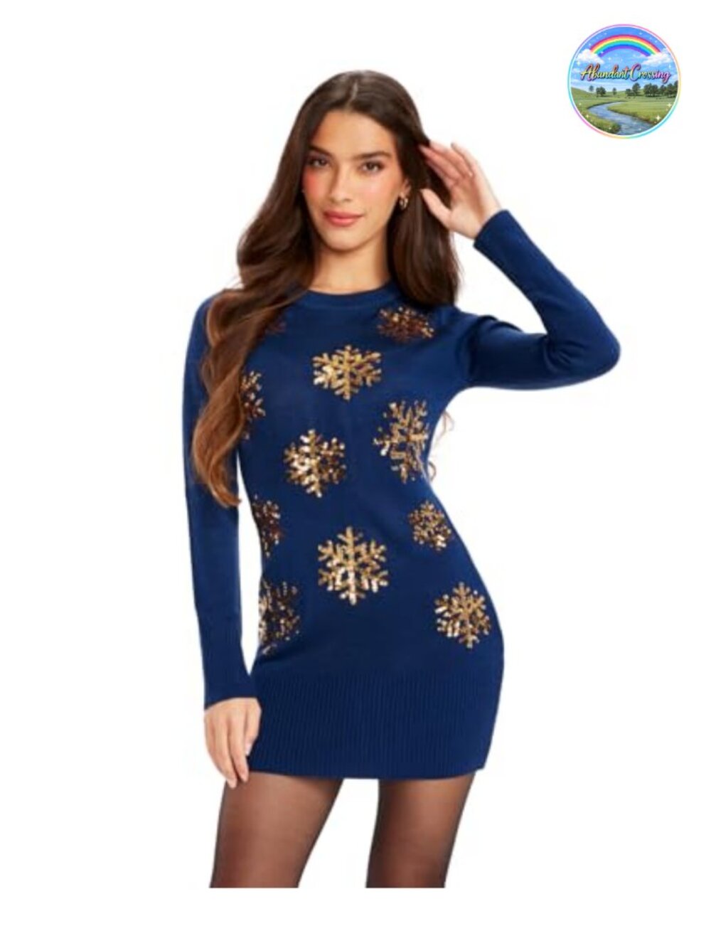 Tipsy Elves Christmas Sweater Dress Women's Ugly Holiday Party Sheath